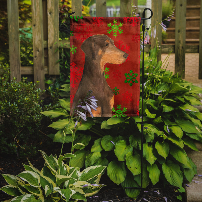 Drapeau rouge et vert Vart, Doberman 4