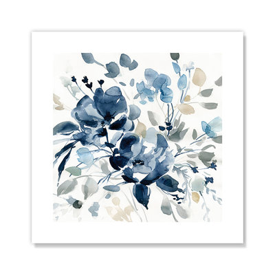 Indigo Garden II - peinture sans cadre