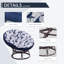 Chaise de patio avec coussins Mayen-1518844159