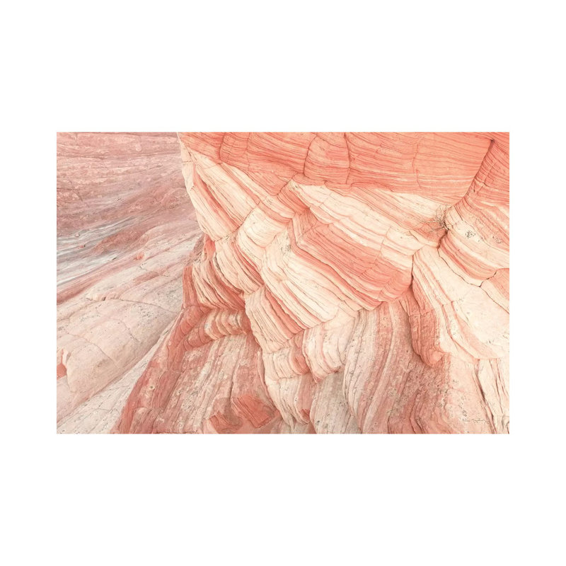 Coyote Buttes VII Blush 1 Piece Wrapped Canvas Painting, 30.48 cm H x 45.72 cm W