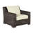 Rustic Woven Lounge Chair - Black Walnut-70166287-70166303-63221116