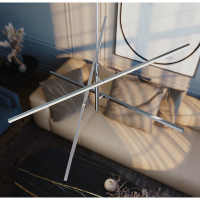 LED Pendant - 48" - Polished Chrome