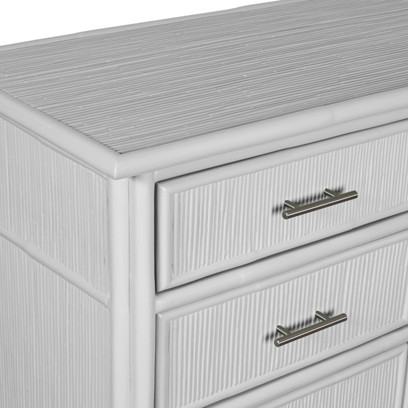Bermuda 6 - Drawer Dresser, White