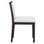 6 pièces de style rustique avec table rectangulaire, 4 chaises rembourrées en lin et 1 banc rembourré pour les dîners intimes-133933765