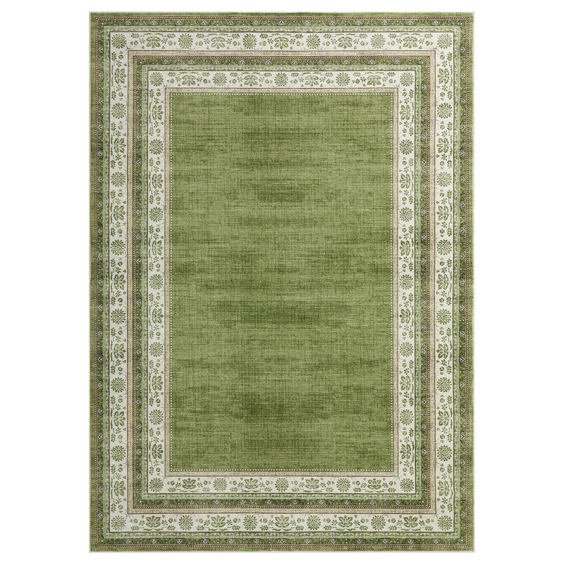 Washable Rugs for Living Room Abstract Area Rug Neutral Rugs Non Slip Carpet for Bedroom Nursery Dining Room Office Playroom