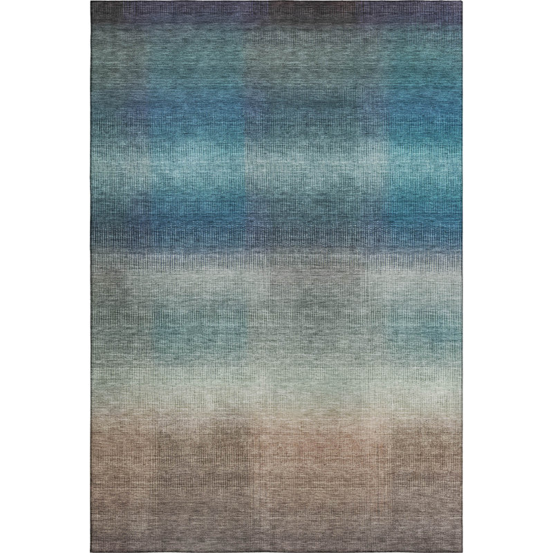 Tapis de qualité supérieure lavable à la machine Hooley AMF1735, Rectangulaire 3 pi x 5 pi