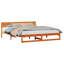 Bed Frame with Headboard Solid Pine Wood-2085284118-2085284119