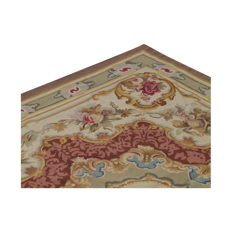Aubusson Renaissance Wool Oriental Area Rug