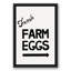 «Fresh Farm Eggs», reproduction d'art textuel sur toile-24442328-24442337