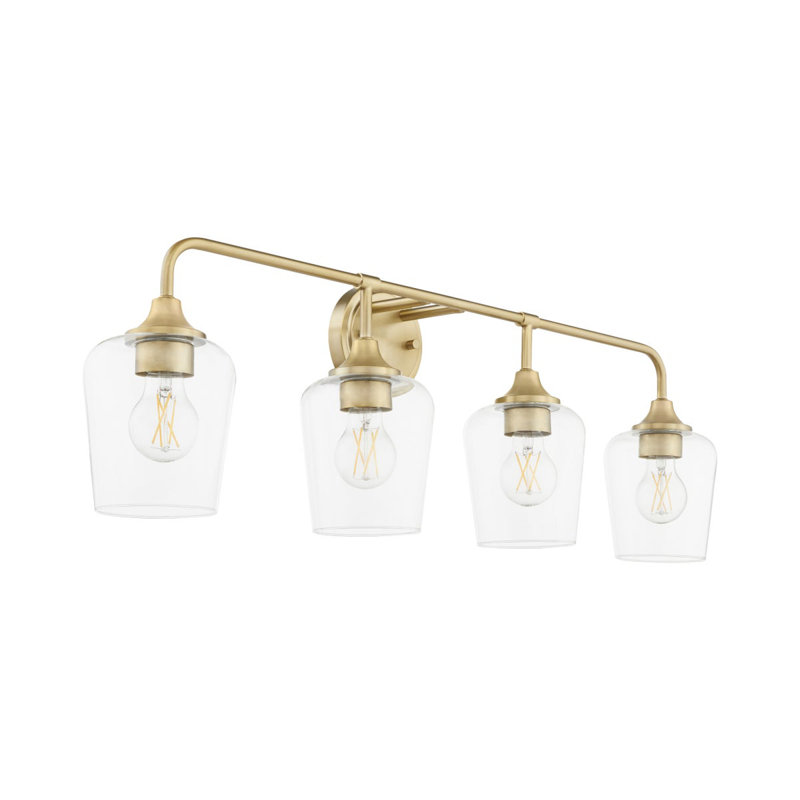 Ahren 4 - Light Vanity Light, Antique Brass