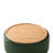 Verona 29" Round Ottoman With Solid Wood Base And Reversible Lid-124563583