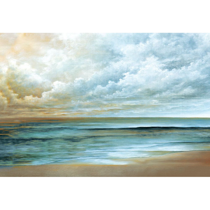 Long Beach - Wrapped Canvas Print, 30cm H x 46cm W 