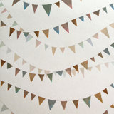Great Kids Smooth Glitter Garland 33' L x 21" W Wallpaper Roll
