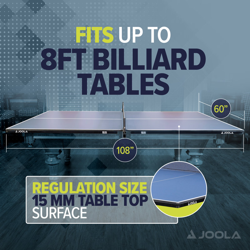 Plateau de table de ping-pong pour table de billard avec panneau en mousse JOOLA