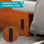 Lit-armoire escamotable en bois massif, grand lit escamotable avec matelas pliant en trois et ports de charge USB, lit d'invité pliable moderne avec grand tiroir de rangement pour le salon, les espaces de chambre à coucher-108812974