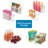 iDesign 8-Piece Recycled Plastic Small Stackable Kitchen Organizer Bin Set, Clear