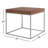 Fred Frame End Table- Modern Square Accent End Table - Wood End Table - for Living Room, Bedroo, or Office - Walnut Brown Side Table-170526724