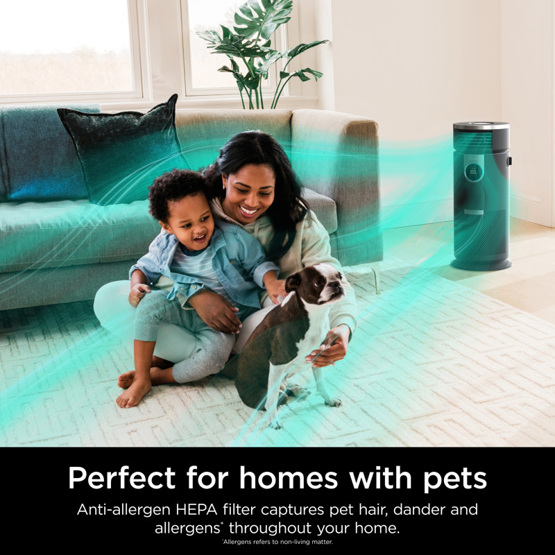 Shark 3-in-1 HEPA Air Purifier with Heating and Cooling, 500 Sq. Ft.