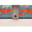 Tapis unique bleu foncé de 5 pi 2 po x 6 pi 3 po