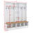 Multi-Functional Coat Rack With Metal Hooks, Shoe Cabinet With Storage Cubes And Shelves-211802175