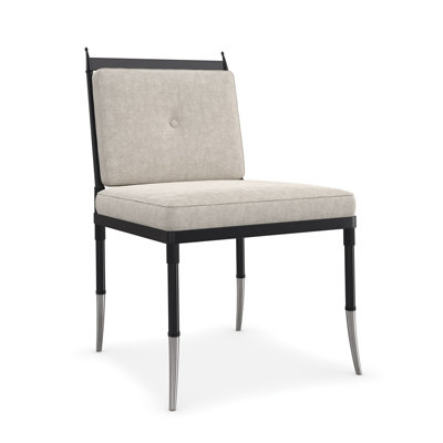 Athena Linen Tufted Side Chair