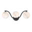 Éclairage pour meuble-lavabo Triple Globe Wave-641259815