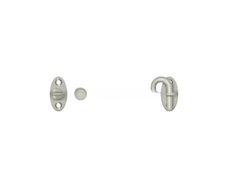 Cabin Swivel Hooks, Brushed Nickel
