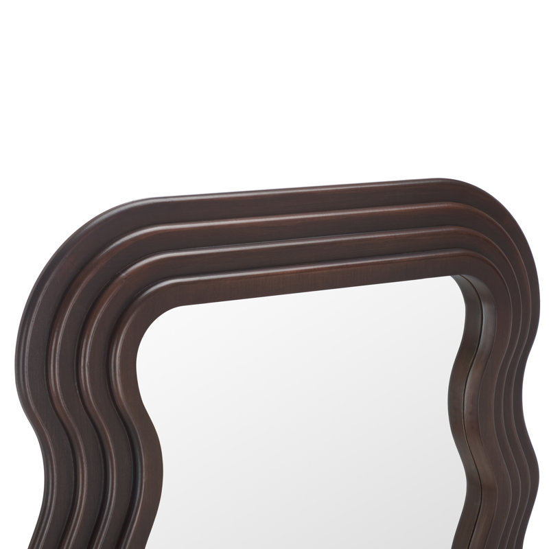Miroir de plancher Ranstead, Noyer