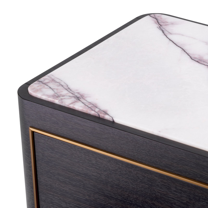 Corazon 2 - Drawer Solid Wood Nightstand