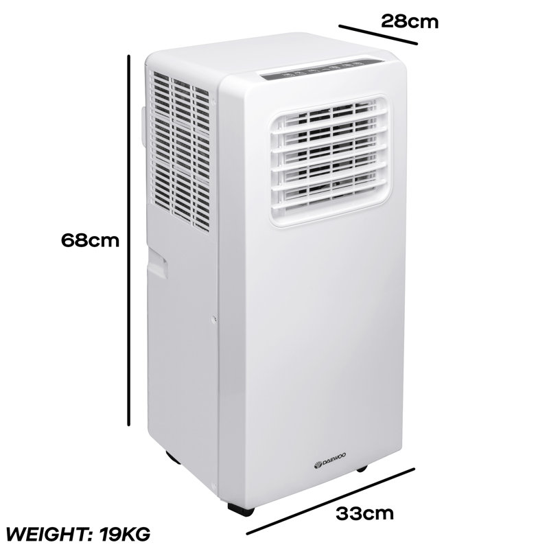 Daewoo 9000 BTU Portable air conditioner with Remote