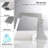 2-Handle Heavy Duty Bathroom Faucet With Drain And Supply Kits, Modern Style Lavatory Deck Mounted Faucet-118546011