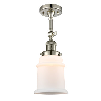 Plafonnier semi-encastré cylindrique simple 6 po Alexandira