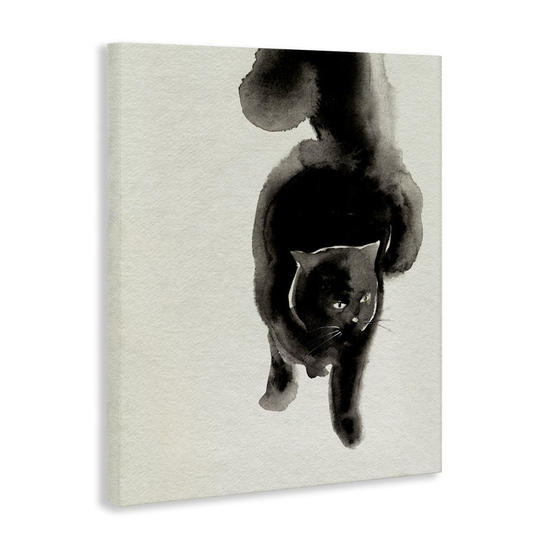  «Fierce Black Cat» par Melissa Wang, H 20 po x l 16 po
