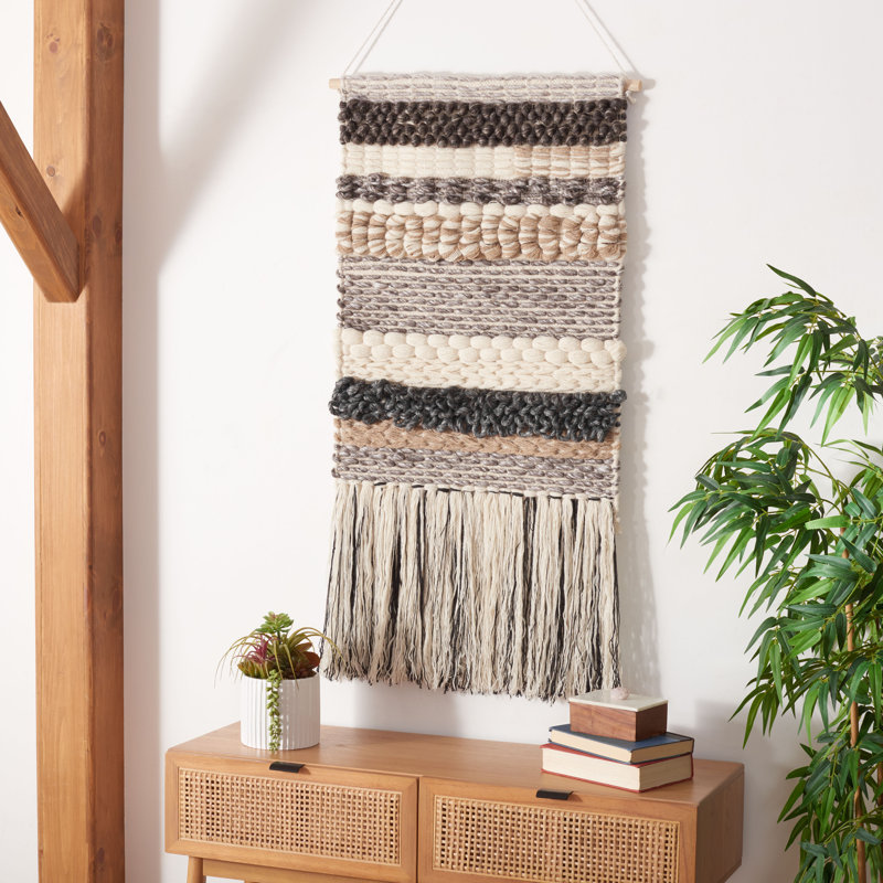Suspension murale en laine avec accessoires de suspension inclus
