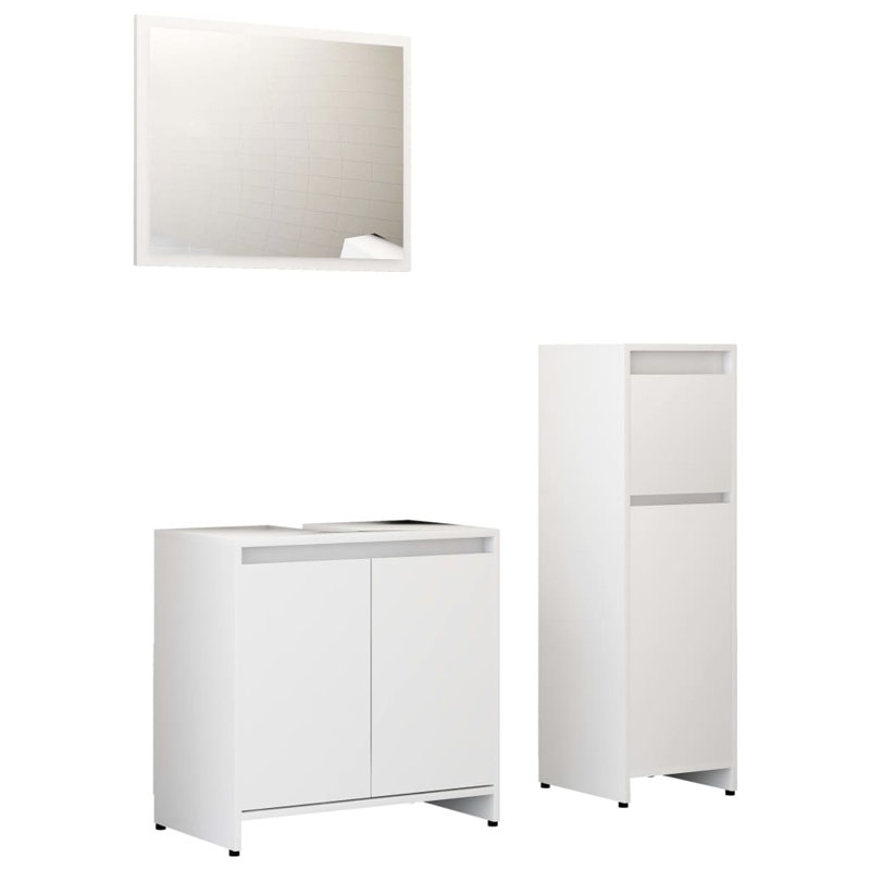 Askwith Bathroom Storage, White
