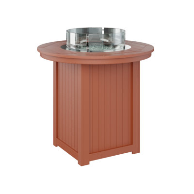 Berlin Gardens Donoma 44″ Round Bar Fire Pit Table