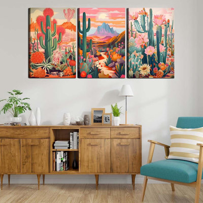 3 Piece Wrapped Canvas Print