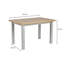 Grey With Oak Top 1.2M Two Tone Wooden Dining Kitchen Table Avon