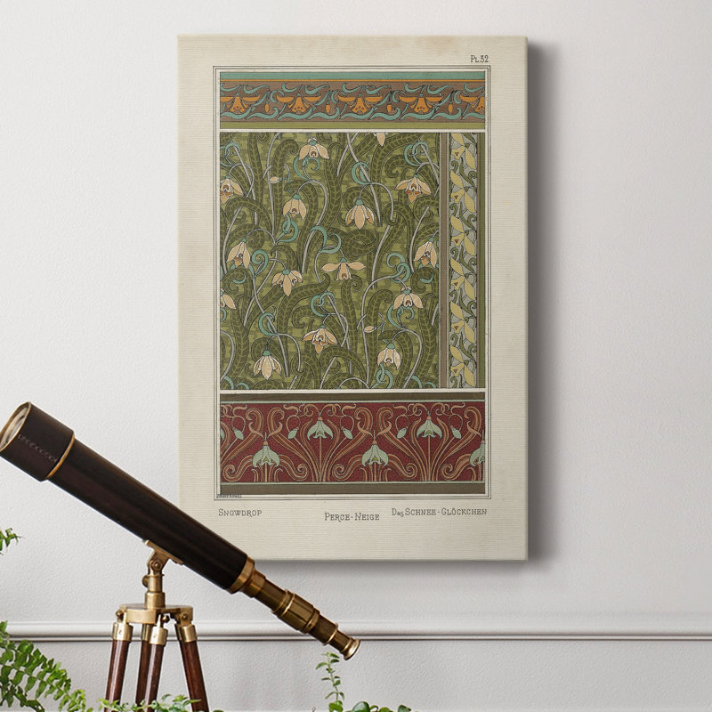 Nouveau Decorative VI - Impression sur toile tendue, H 12 po x l 8 po x P 1 po