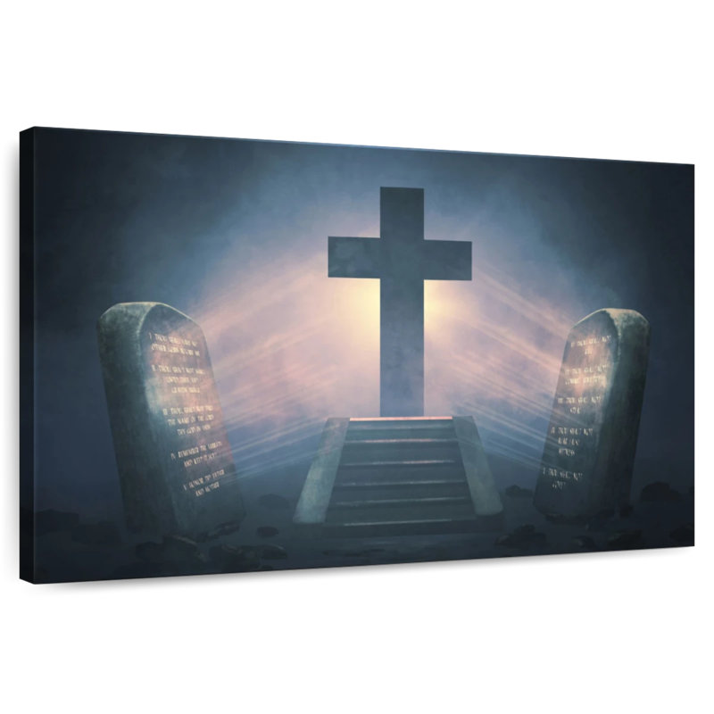 Adella Divine Cross, 34" H x 51" W