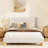 Velvet Bed with Round Wooden Legs-376806554-376806535