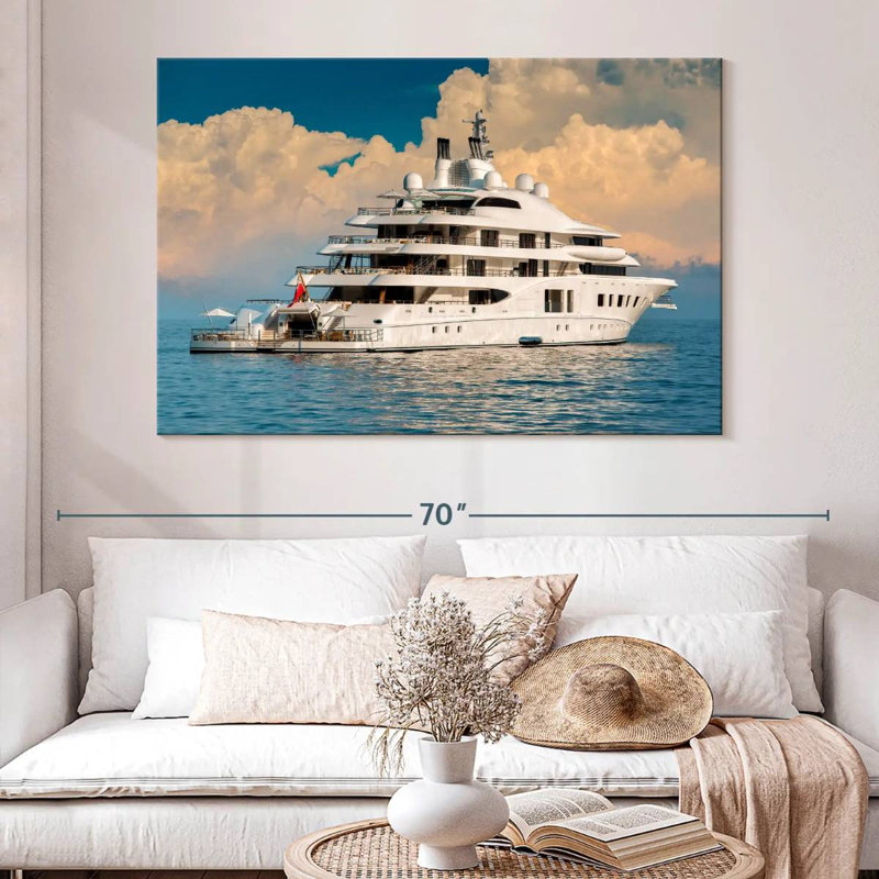 Mehar Megayacht, H 34 po x l 51 po