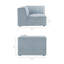 Canapé modulaire rembourré en forme de L Restore 5 pièces Restore-380685703