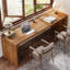 Bureau d'ordinateur très long 78,7 "pour 2 personnes (sans la chaise)-2104654096