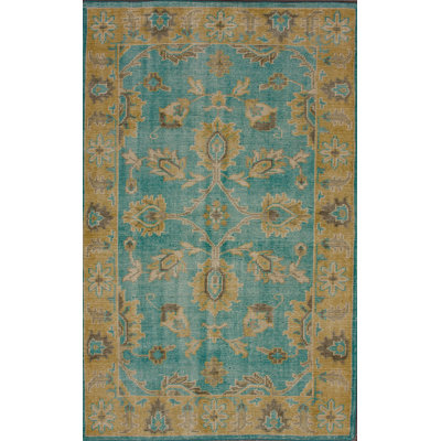 Kittredge Hand Knotted Floral Indoor Rug