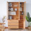 Bibliothèque de meubles en bois massif pur