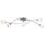 Sharmaine Glass Semi Flush Mount