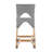 Estela Rattan Counter Stool, Black/White-105067390