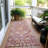 Machine Washable Indoor/Outdoor Xhevrie Merlot Rug-1104994819