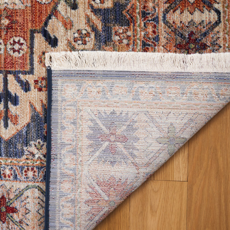 Tapis performance persan oriental rétro, Rectangle 5 pi 3 po x 7 pi 7 po